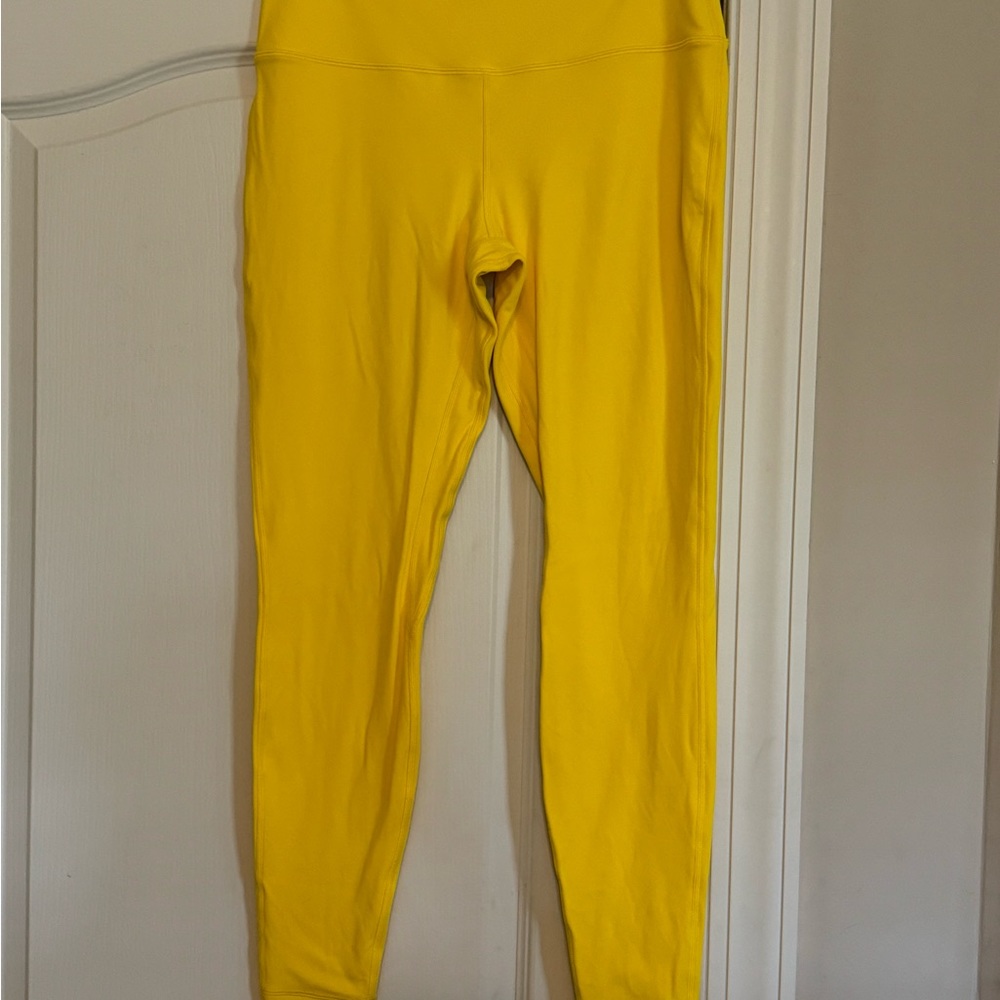 LULULEMON ALIGN 28” LEGGINGS - UTILITY YELLOW